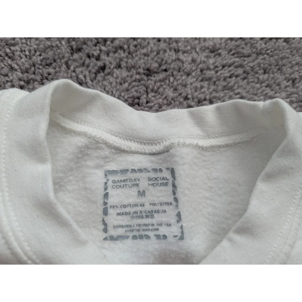 University of Texas Longhorns Sweater‎ Mens Medium NCAA White Gameday Couture